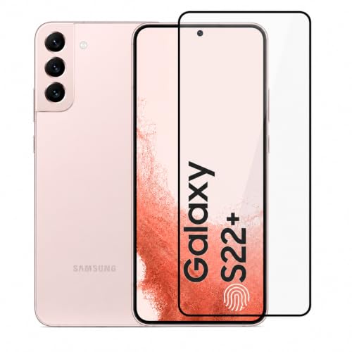 Image of Military-Grade Tempered Glass Screen Protector Compatible for Samsung Galaxy S22 Plus and Galaxy S23 Plus with Edge to Edge Coverage and Easy Self Installation Kit