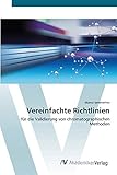  Vereinfachte Richtlinien: für die Validierung von chromatographischen Methoden