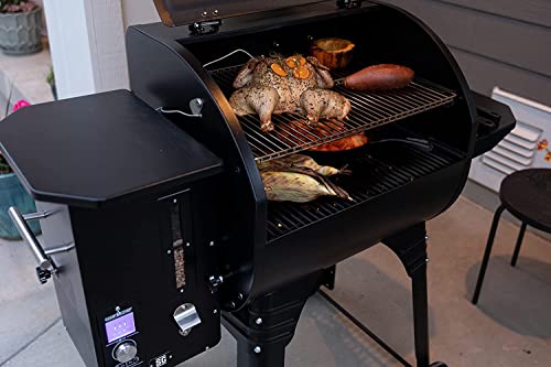 Camp Chef SG 24 WIFI Pellet Grill - Pellet Smoker & Grill for Outdoor Cooking Equipment - Features Ash Cleanout for Easy Cleaning - 811 Sq In Total Rack Surface Area - Bronze - Image 5