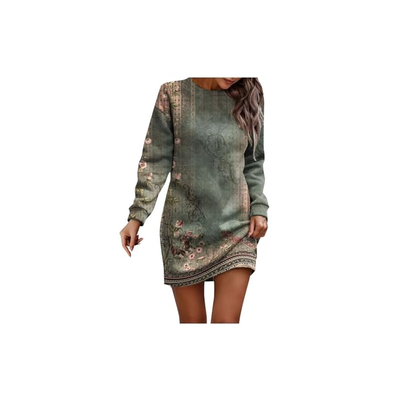 Womens-Fall-Dresses-2023-Long-Sleeve-Dress-Casual-Printed-Pullover-Hip-Pack-Dress-Sweater-Autumn-Dresses-S-3Xl 41awtyblzal. sl500 . ss800