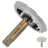 PAMINGONO Badewannenstöpsel aus Kupfer und Langlebiger Abflussstopfen mit...