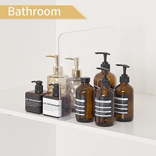 Fixwal 6 Pack Clear Shelf Dividers For Closet Organization, Closet Shelf Divider Organizer Multi Functional Wood Closet Separator For Storage In Bedroom, Kitchen, Office #TOP5