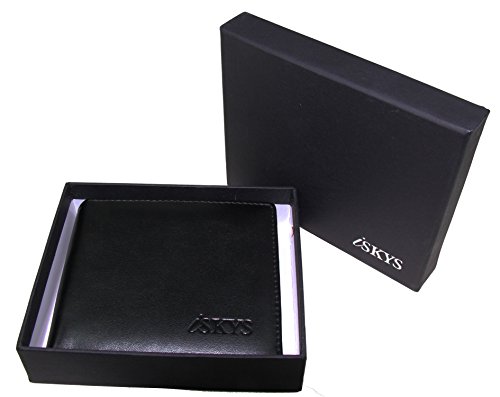 Top Rated Rfid Blocking Leather Wallet For Men + Protect Your Id Credit Card + Bi-Fold/Trifold Wallets With Latest Rfid Block Technology (Black) #TOP3