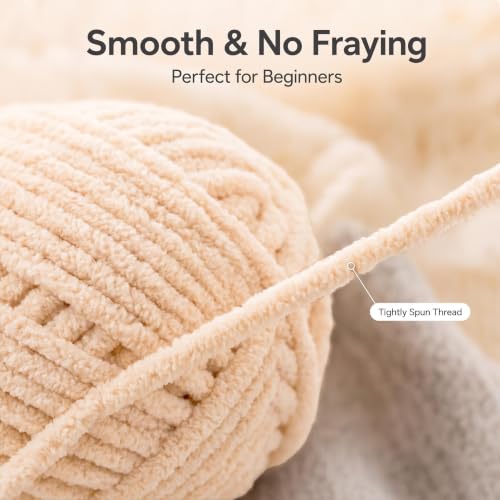 Nissary Soft Chenille Yarn Crochet Kit - image 4