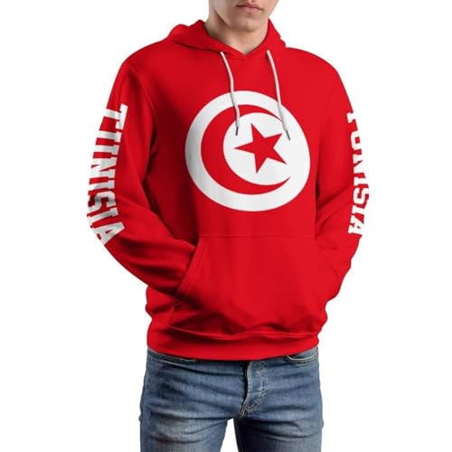 Sweat drapeau tunisien unisexe pour exprimer votre fierté avec style