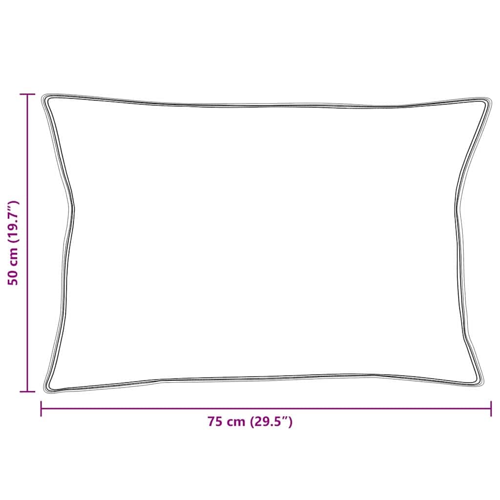 Mangloder - Almohada blanca de 50 x 75 cm de algodón con relleno de fibra de bambú, lavable hasta 40 °C, transpirable, para dormir de lado, boca abajo o de espalda en el dormitorio