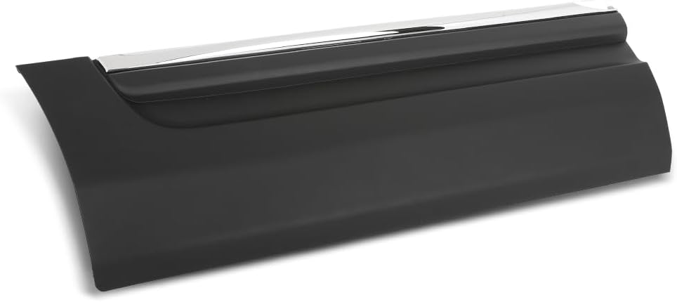 Rear Lower Right Side Door Body Molding Compatible with Ford Explorer 2011 2012 2013 2014 BB5Z7825556BA Black & Chrome