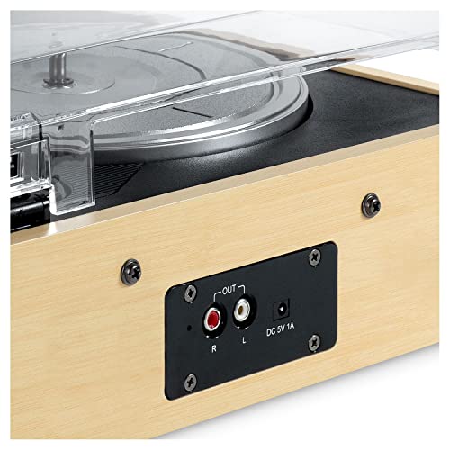 Victrola Eastwood 3-Speed Bluetooth Turntable With Built-In Speakers And Dust Cover | Upgraded Turntable Audio Sound | Black (Vta-72-Bam) #TOP3