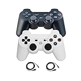 Navor Generic Wireless Bluetooth 6-Axis Gamepad Controllers Compatible for Playstation 3 (Black, White)