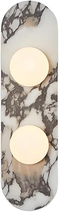 Applique murale design en verre blanc pour salon et couloir