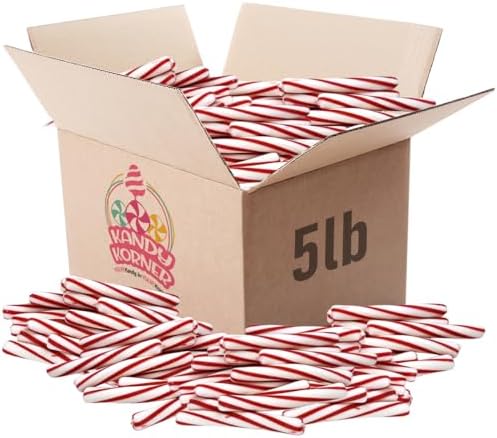 Candy Canes & Peppermints Schleifenband Mit Drahtrand – 6,3 Cm X 9,1 M, Rot/weiß/grün, 100% Polyester