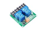 KNACRO 2-Channel 5V Relay Module High Low Level Triggering Optocoupler Isolation Load 30A DC 30V AC
