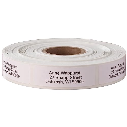 Custom Self-Stick Address Labels, Classic White, Roll of 1000