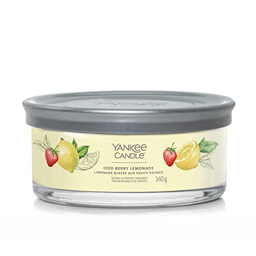 Yankee Candle Signature Scented Candle | Iced Berry Lemonade Multi-Wick Tumbler Candle | Soy Wax Blend Long Burning Candle | Perfect Gifts for Women (1630085E)