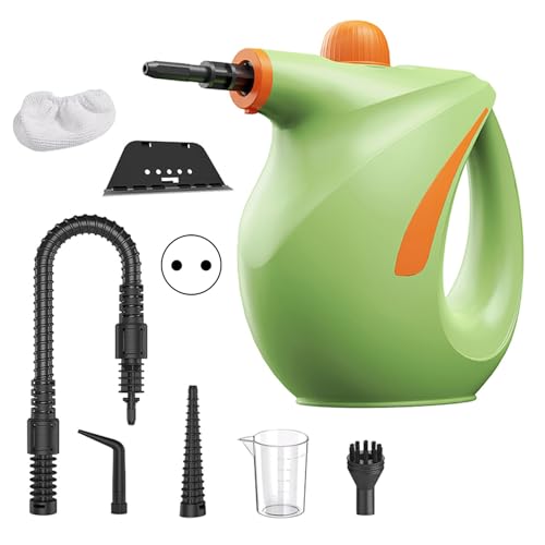 Weytoll Pulitore a vapore ad alta pressione, 700 ml, aria condizionata cucina, cappa aspirante (verde)