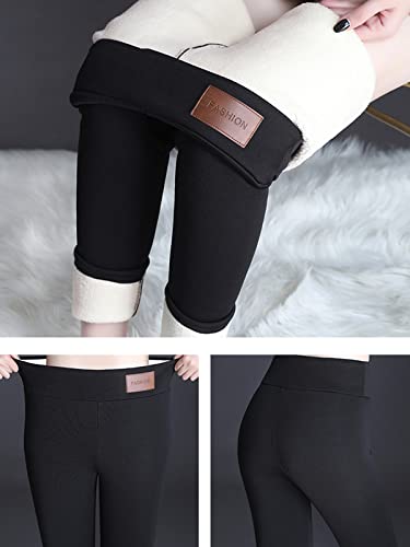 Ayturbo Women's High Waisted Fleece Lined Yoga Leggings Winter Warm Thermal Workout Running Tights(Black,Xl) #TOP4