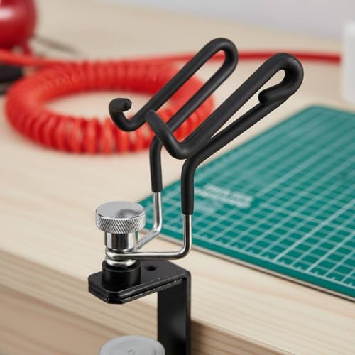 Porte-aérographe double métal outil compact stable pour technicien - 5