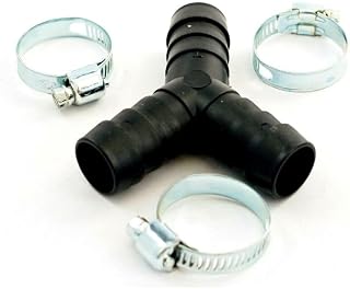 UTP Washing Machine Dishwasher Drain Hose Y Piece Joiner Connector Splitter Kit 17mm