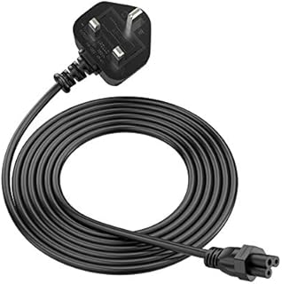 Outtag 1.2m Laptop Power Supply Charger Adapter Cord Cable Mains Cable Lead for Scanners, Printers, LED TV monitors, Projectors, Active Speakers, laser printers, Laptop Lenovo Dell Asus Acer HP SONY