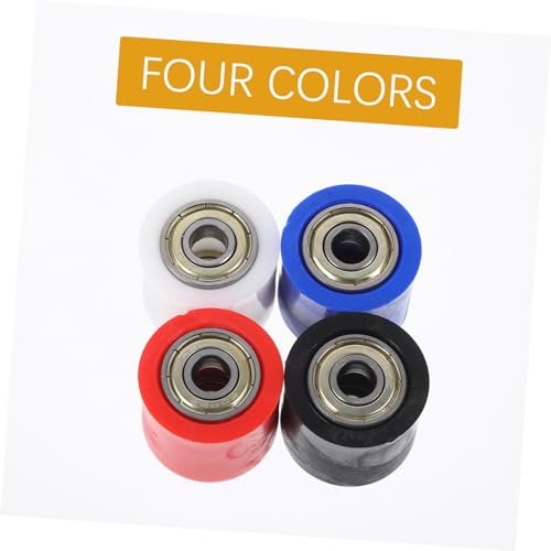 CALLARON 4 Pcs Tensor De Motocicleta Rolo Tensor De Corrente Roda De Rolo Tensor De Corrente Univers