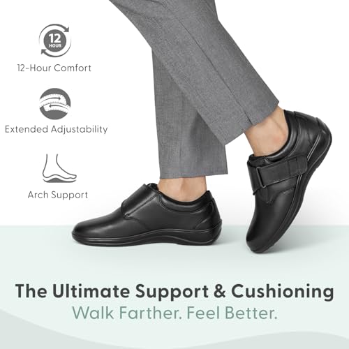 Orthofeet Women's Orthopedic Leather Arcadia Casual Shoes2