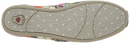 Skechers Bobs Women's Plush-Wag Party Ballet Flat, Multi, 10 W Us #TOP3