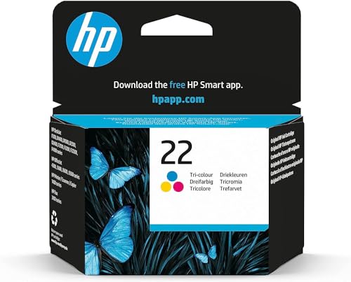 Hp 22 C9352Ae, Cartuccia Originale Hp Da 475 Pagine, Compatibile Con Deskjet D1530, D1560, D2360, D2460, F2290, F335, F2180, F380, F390, F4180 E Offic