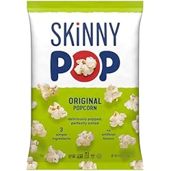 1 of SkinnyPop Popcorn, Original, Whole Grain, Dairy-Free Snack, 4.4oz Bag