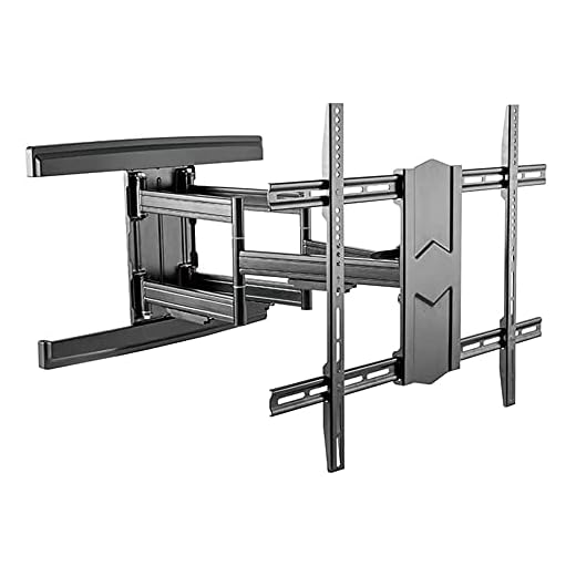 TV-stativskåp TV-väggfäste Svängbara lutningar TV-fäste för 43-100 tums LED-LCD platt krökt TV eller bildskärm (färg: svart)