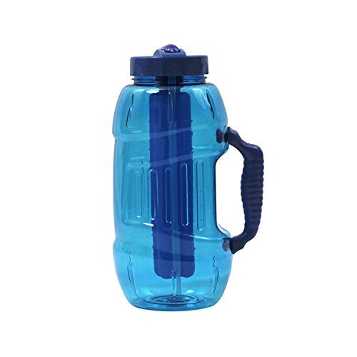 COOL GEAR EZ Freeze 64 Ounce Water Bottle (Blue)