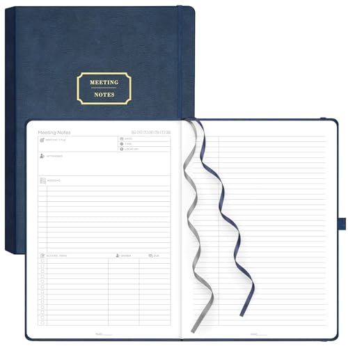 EMSHOI Meeting Notebook Agenda, 240 Pages, A4 Size (8.3" x 11.7")