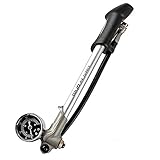 ★ Apto para ambas válvulas Presta y Schrader, 100% se adapta a su bicicleta. Boquilla de gas segura y duradera con un tapón de cierre