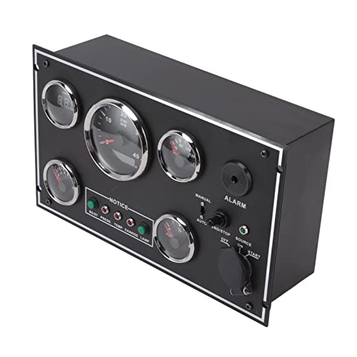 Panel de calibre de acero inoxidable 316L y monitoreo 5 en 1 para motor de barcos y caravanas