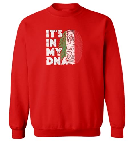 Haase Unlimited It's In My DNA Italy Finger Print Toddler Fleece Crewneck Sweater