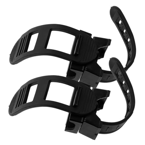 KOMBIUDA 2pcs Crutch Brace Elderly Walkers Cane Holder Cane Holder for Walker Elderly Scooter Cane Rack Crutches Holder Wheelchair Crutch Storage Bracket Walking Stick Folder Black Plastic