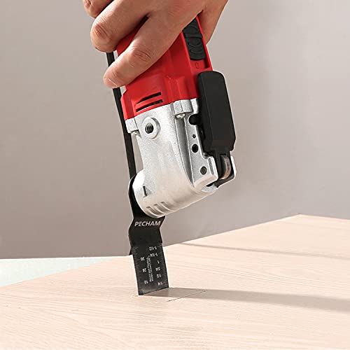 Pecham 45Pcs Universal Wood Oscillating Multitool Quick Release Saw Blades Fit Porter Cable Black & Decker Rockwell Ridgid Ryobi Milwaukee Dewalt Chicago Craftsman #TOP7