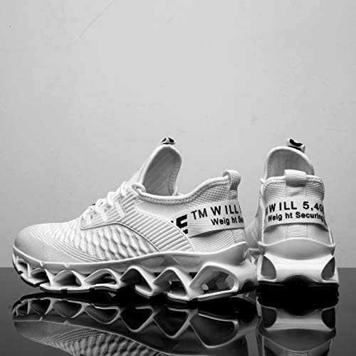 Chopben Men's Running Shoes Blade Non Slip Fashion Sneakers Breathable Mesh Soft Sole Casual Athletic Walking Shoes - Image 7