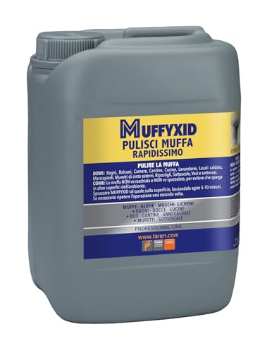 Faren Muffycid, Bidon Elimina Moho, Solución Antimoho, Para Interiores y Exteriores, Efectivo y...