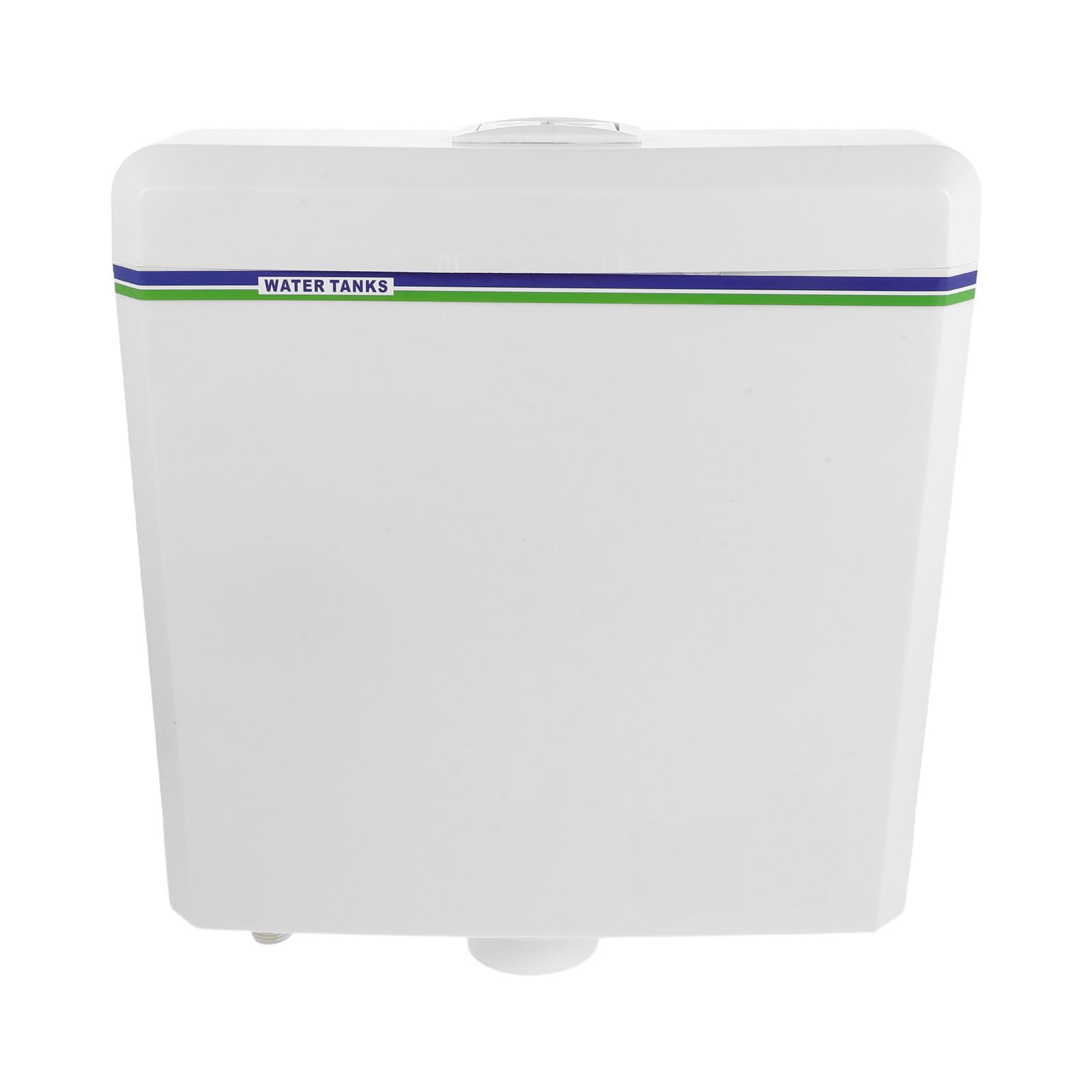Toddmomy Cisterna para Inodoro de Cuclillas, Tanque de Agua de plástico suspendido de Estilo Alto, Sistema de Descarga Externo para Inodoro, Accesorio de reparación rápida para baños domésticos o