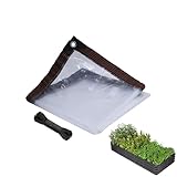 wasserdichte Abdeckplane | Klare Plane Mit Ösen Für Gewächshäuser - UV-Beständiger Schutz Für...