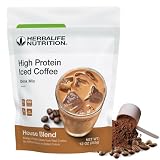 Herbalife HERBALIFE NUTRITION High Protein Iced Coffee Drink Mix: (House Blend 12 oz 343g) Energy and Protein, Made From Real Coffee, 12 ounces