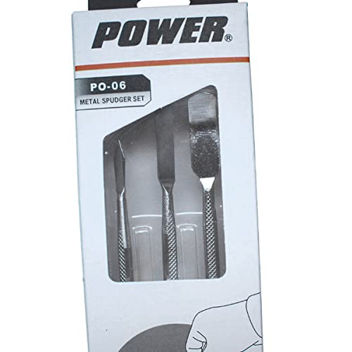 Mikikit E Tool Laptop Tools 2Pcs Metal Spudger, Double- Pocket Pry Bar Metal Spudger Small Pry Tool Edged Cell Phone E Tool Laptop Tools #TOP6