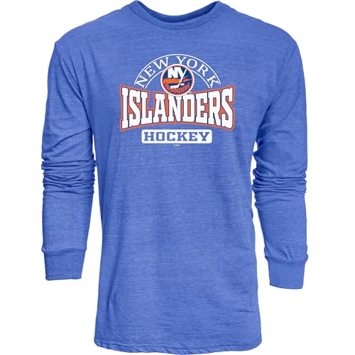 New York Islanders NHL Officially Licensed Tri-Blend Long Sleeve T-Shirt Beards, Medium by Blue 84 - Used condition - US$32.57