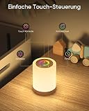 Bonsery Lampka nocna Touch Dimmbar z 10 kolorami 2 szt