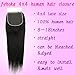Brazilian HD Lace Closure 20 Inch Straight 4x4 Human Hair Closure Black 100% Human Hair 4x4 Lace Closure With Baby Hair (20Inch, 4x4 Black)
