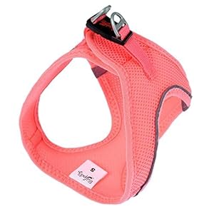 Tailpetz: Pettorina Riflettente Regolabile Rosa Neon Taglia L per Cani di Piccola e Media Taglia
 - immagine 2