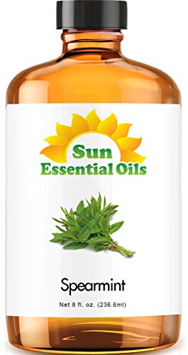 Aceite esencial de menta verde 8 oz para aromaterapia miniatura 1