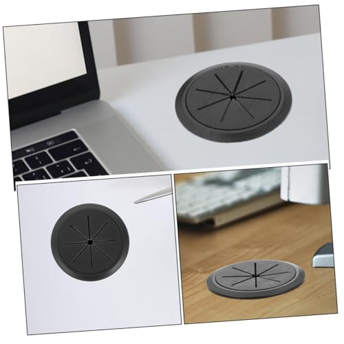 4 Piezas Tapones Redondos para Agujeros de Cable Cubiertas de Agujeros de Escritorio Duraderas para Gestión de Cables Sin Costuras Instalación Fácil para Organizar Cables en Escritorios y Espacios de Trabajo miniatura 5