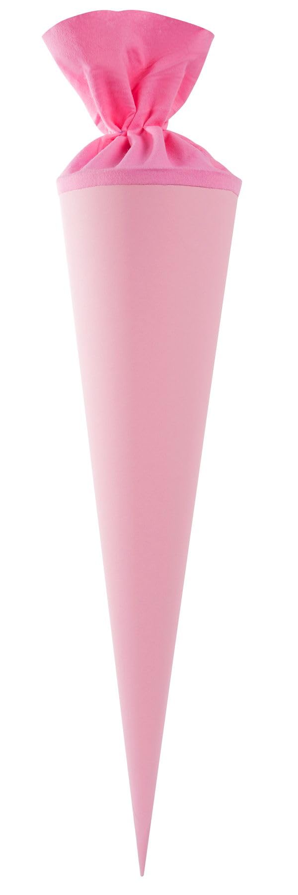 goldbuch 97 827 97827 Bastelschultüte, Rohling zum Selbstgestalten mit Filzverschluss, Schultüte 70cm, Zuckertüte zur Einschulung, für Einschüler, Schulkinder & Berufsanfänger, Rosa