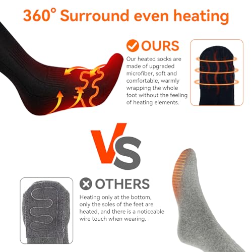 Deorfgo Heated Socks For Men Women thumb #3